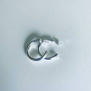 Aros Bañados en Plata 4,8 Cm.