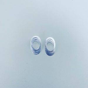 Aros Bañados en Plata  3,2 Cm.