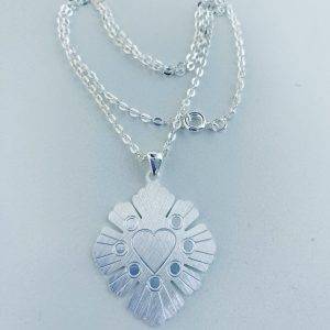 Collar Bañado en Plata 45 Cm.