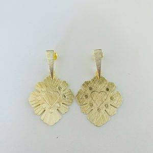 Aros Bañados en Oro 4,5 Cm
