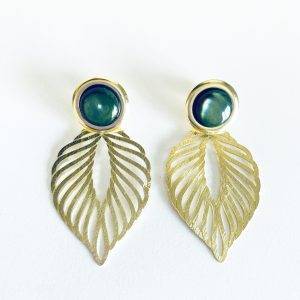Aros Bañados en Oro 6,4 Cm.