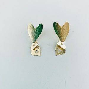 Aros Enchapados en Oro 4,5 Cm.