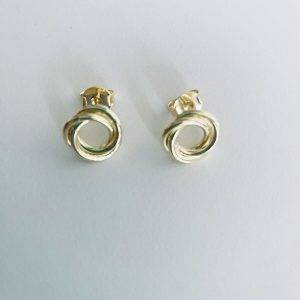 Aros Argollas Enchapados en Oro 1,5 Cm.