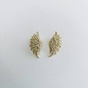 Aros Enchapados en Oro 3,2 Cm.