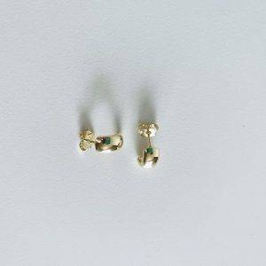 Aros Argollas Enchapadas en Oro 1,5 Cm.