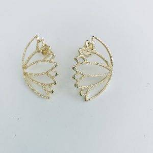 Aros Enchapados en Oro 4,2 Cm.