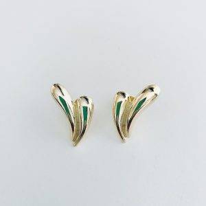 Aros Enchapados en Oro 3 Cm.