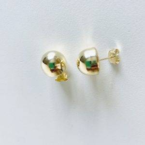 Aros Enchapados en Oro 1,3 Cm.