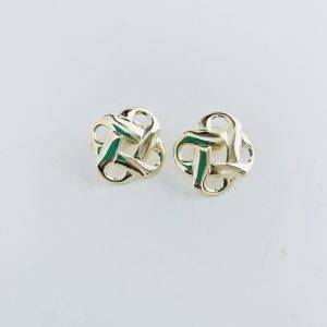 Aros Enchapados en Oro 2,7 Cm.