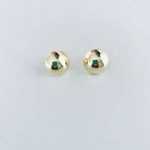 Aros Enchapados en Oro 2,2 Cm.