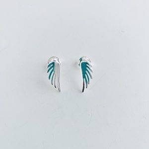 Aros Ala Enchapados en Plata 1,8 Cm.