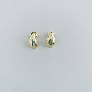 Aros Enchapados en Oro 1,4 Cm.
