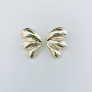 Aros Enchapados en Oro 3,8 Cm.