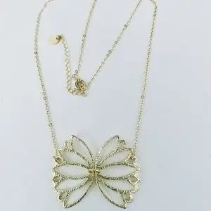 Collar Enchapado en Oro 40 Cm. más Alargue