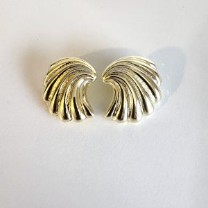 Aros Enchapados en Oro 3,2 Cm.