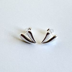Aros Enchapados en Plata 2 Cm.