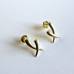 Aros Enchapados en Oro 2.3 Cm.