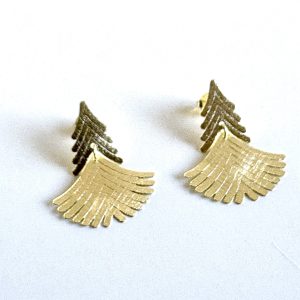 Aros Enchapados en Oro 4,8 Cm.