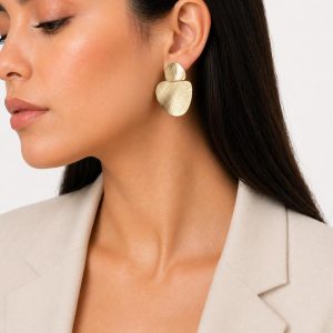 Aros Enchapados en Oro 4,8 Cm.