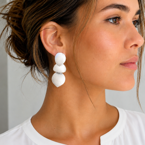 Aros Enchapados en Plata 7,3 Cm.