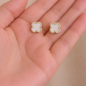 Aros Van Cleef. Enchapados en Oro 1,4 Cm.