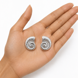 Aros Enchapados en Plata 2,7 Cm.